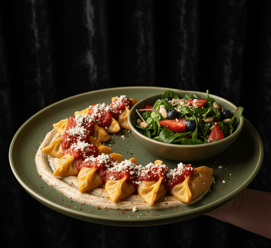 Vegan Mantu